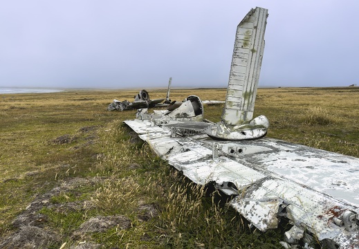 2024 02 West Falkland Pebble Island Argentine plane Pucara A527 Bild09 web